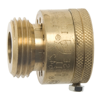 Green Line brass garden hose check valve. | Green Line Hose &amp; Fittings