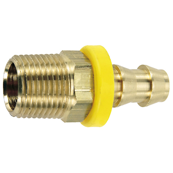 Gates 3/8" Hose Barb To 3/8" Male Pipe Brass Fitting (4100-06-06)