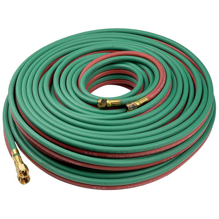 EPDM 3 / 16 Inch R Grade Twin Welding Hose / Rubber 300 Psi Hose