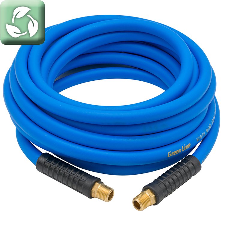 North Wind Blue Air Hose Assembly Green Line Hose & Fittings